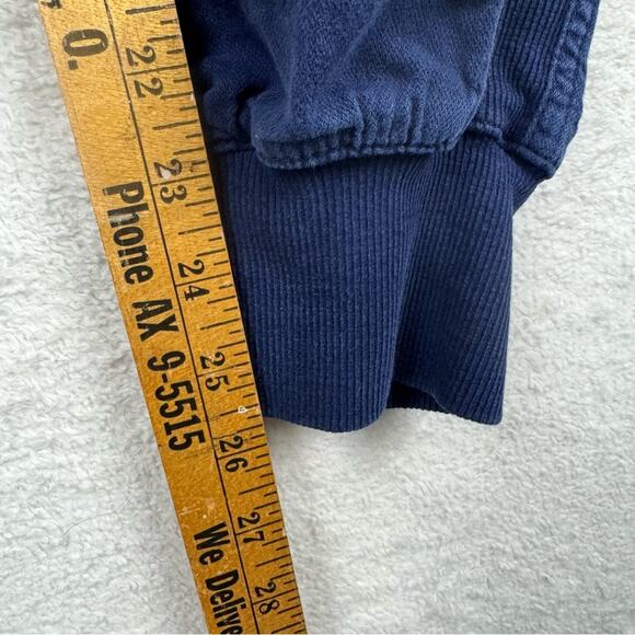 GAP Maternity Full Panel Ribbed Joggers In Navy Uniform Size S Lounge Athleisure - Picture 16 of 16